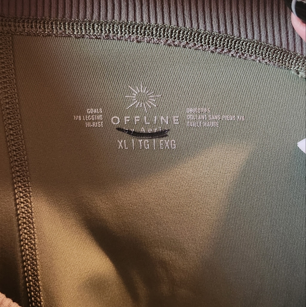 NWOT aerie- Goals 7/8 Legging - Picture 7 of 8